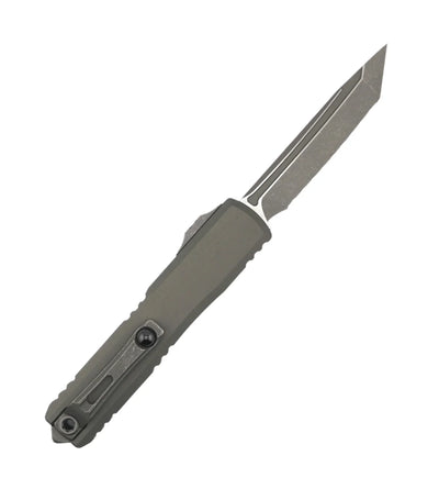 Microtech 1123-12APNC Ultratech ZBP T/E Apocalyptic Full Serration Blade w/ Natural Clear Aluminum Handles - NORTH RIVER OUTDOORS