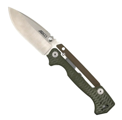 Cold Steel 58SQ Demko AD-15 Scorpion Lock Folding Knife 3.68" S35VN Drop Point Blade w/ OD Green G10 Handles - NORTH RIVER OUTDOORS