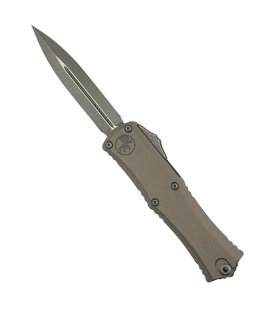 Microtech 1702-10APNC Hera II OTF AUTO Knife 4" M390MK Apocalyptic Double Edge Dagger Blade Natural - NORTH RIVER OUTDOORS