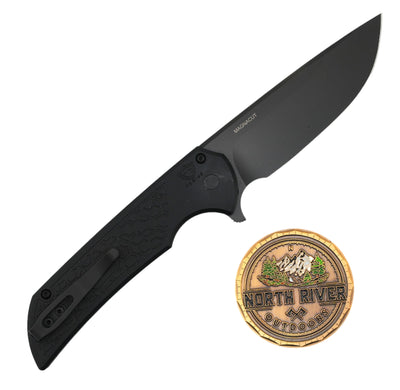 Pro-Tech Mordax MX106-Gridlock Textured DLC MagnaCut Knife (USA) - NORTH RIVER OUTDOORS