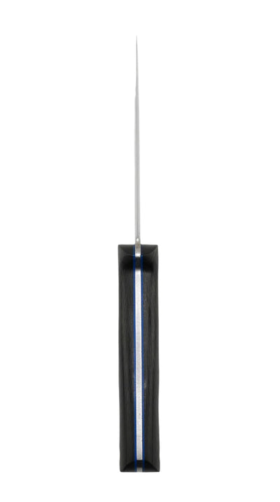 Bark River Mini Kephart Knife 3V Carbon Fiber Blue Liners Mosaic Pins #2 (USA) - NORTH RIVER OUTDOORS