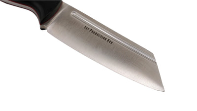 Bark River Taskmaster MagnaCut Black Linen Micarta - Red Liners - Mosaic Pins (USA) - NORTH RIVER OUTDOORS