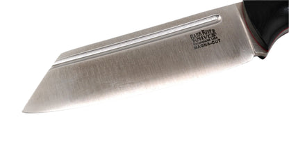 Bark River Taskmaster MagnaCut Black Linen Micarta - Red Liners - Mosaic Pins (USA) - NORTH RIVER OUTDOORS