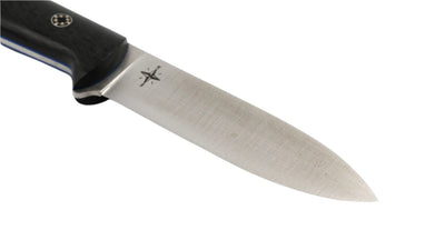 Bark River Mini Kephart Knife 3V Carbon Fiber Blue Liners Mosaic Pins #1 (USA) - NORTH RIVER OUTDOORS