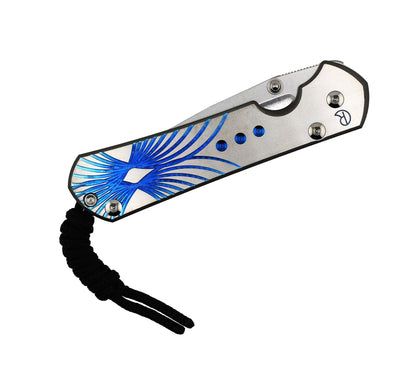 Chris Reeve Small Sebenza 31 Unique Graphic #1 MagnaCut Satin Polished Knife