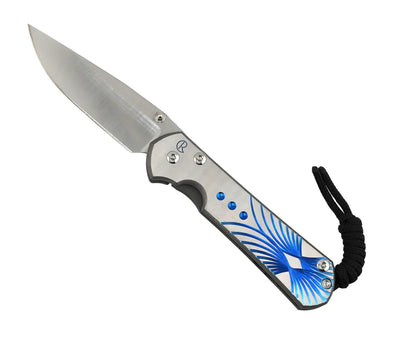 Chris Reeve Small Sebenza 31 Unique Graphic #1 MagnaCut Satin Polished Knife