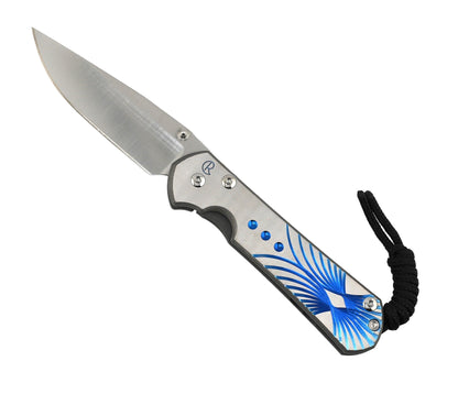 Chris Reeve Small Sebenza 31 Unique Graphic #1 MagnaCut Satin Polished Knife