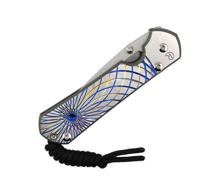 Chris Reeve Small Sebenza 31 Unique Graphic #2 MagnaCut Satin Polished Knife