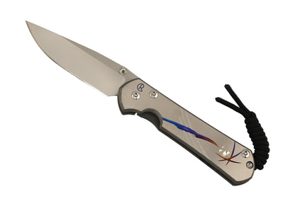 Chris Reeve Small Sebenza 31 Unique Graphic #4 MagnaCut Satin Polished Knife