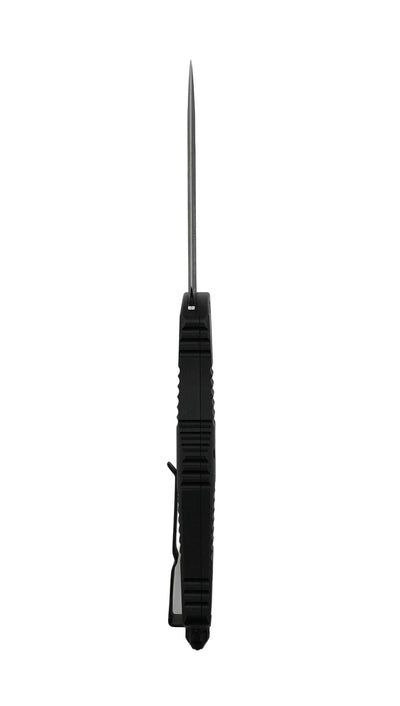 Microtech 142-3T Combat Troodon D/E - Black Handle - Full Serrations