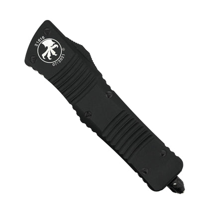 Microtech 142-3T Combat Troodon D/E - Black Handle - Full Serrations