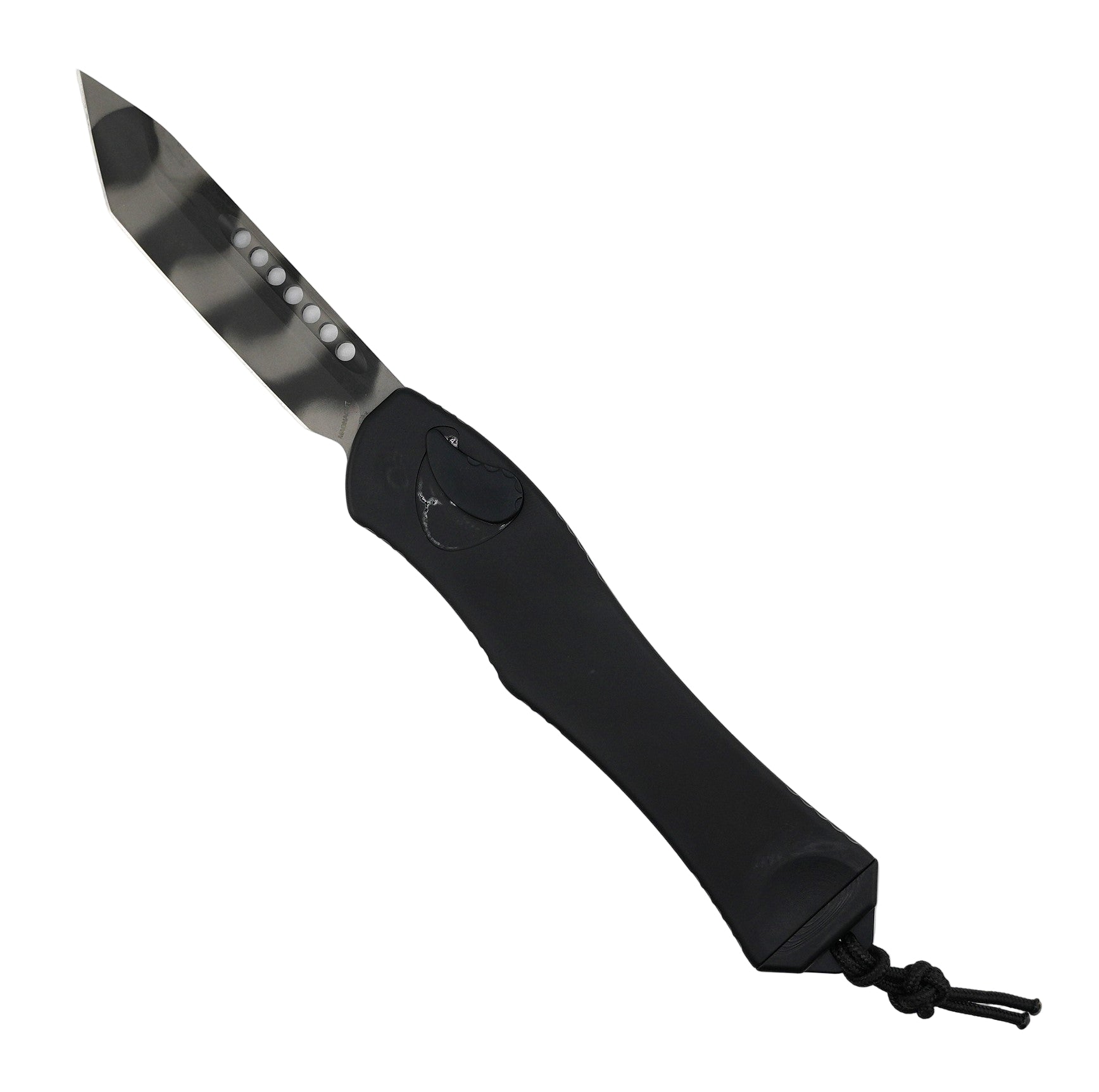 Heretic Hydra V4 H406-15A-COMM Black Handle Tanto DLC Commando Finish MagnaCut Knife