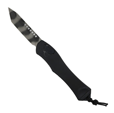 Heretic Hydra V4 H406-15A-COMM Black Handle Tanto DLC Commando Finish MagnaCut Knife