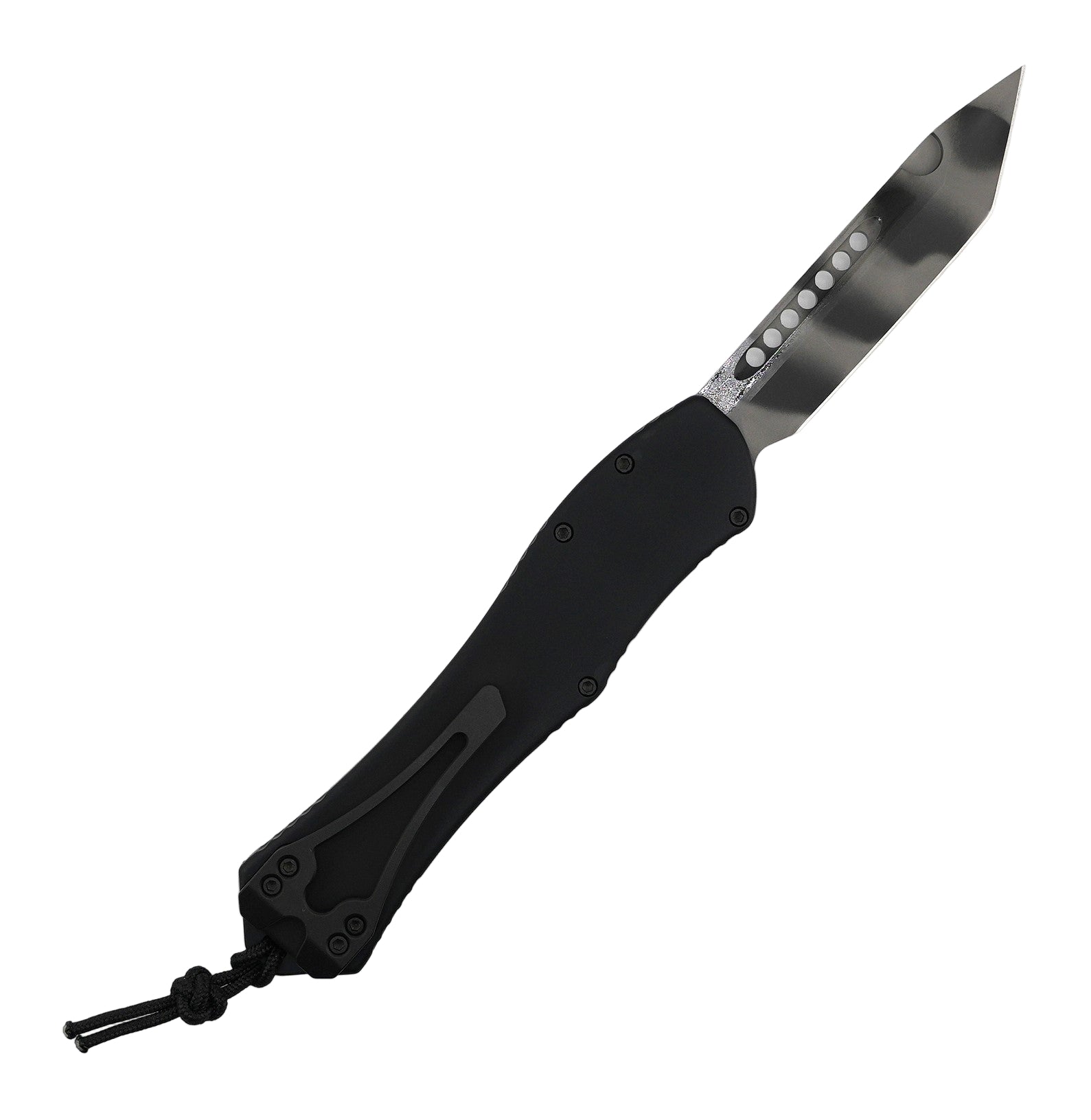 Heretic Hydra V4 H406-15A-COMM Black Handle Tanto DLC Commando Finish MagnaCut Knife