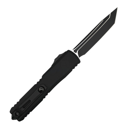 Microtech 1123-1T Ultratech ZBP Zero Blade Play Tactical Auto OTF Knife 3.5" M390MK Black Tanto