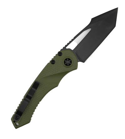 Heretic H053-6A-GRN Mini Pariah Manual Tanto DLC Standard OD Green