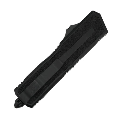Microtech Scarab 2 Gen 3 1279-3T Full Serrated Tactical Tanto Black Blade Handle