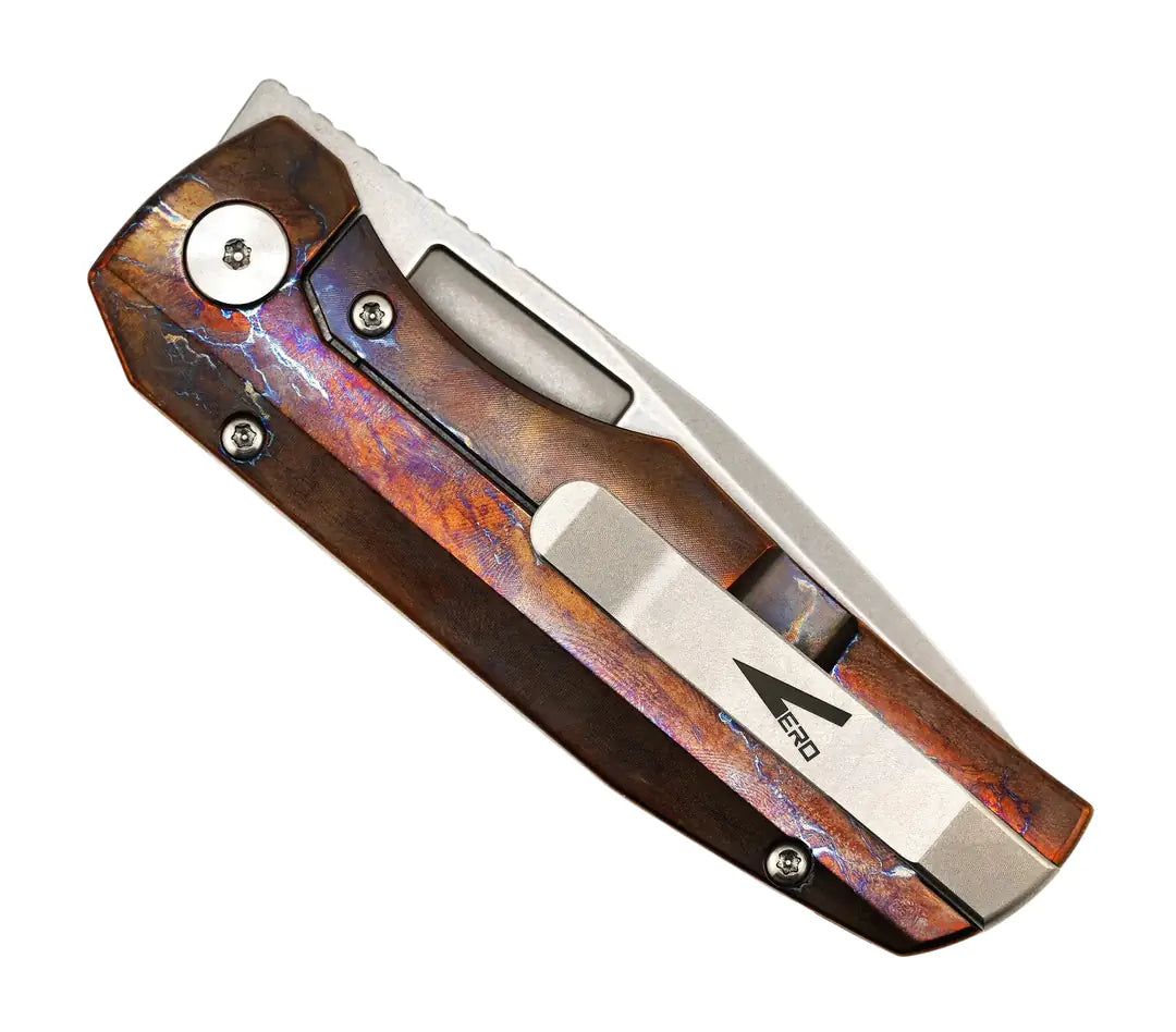 Custom Heat Antropic Vero Nova Mini Folding Knife