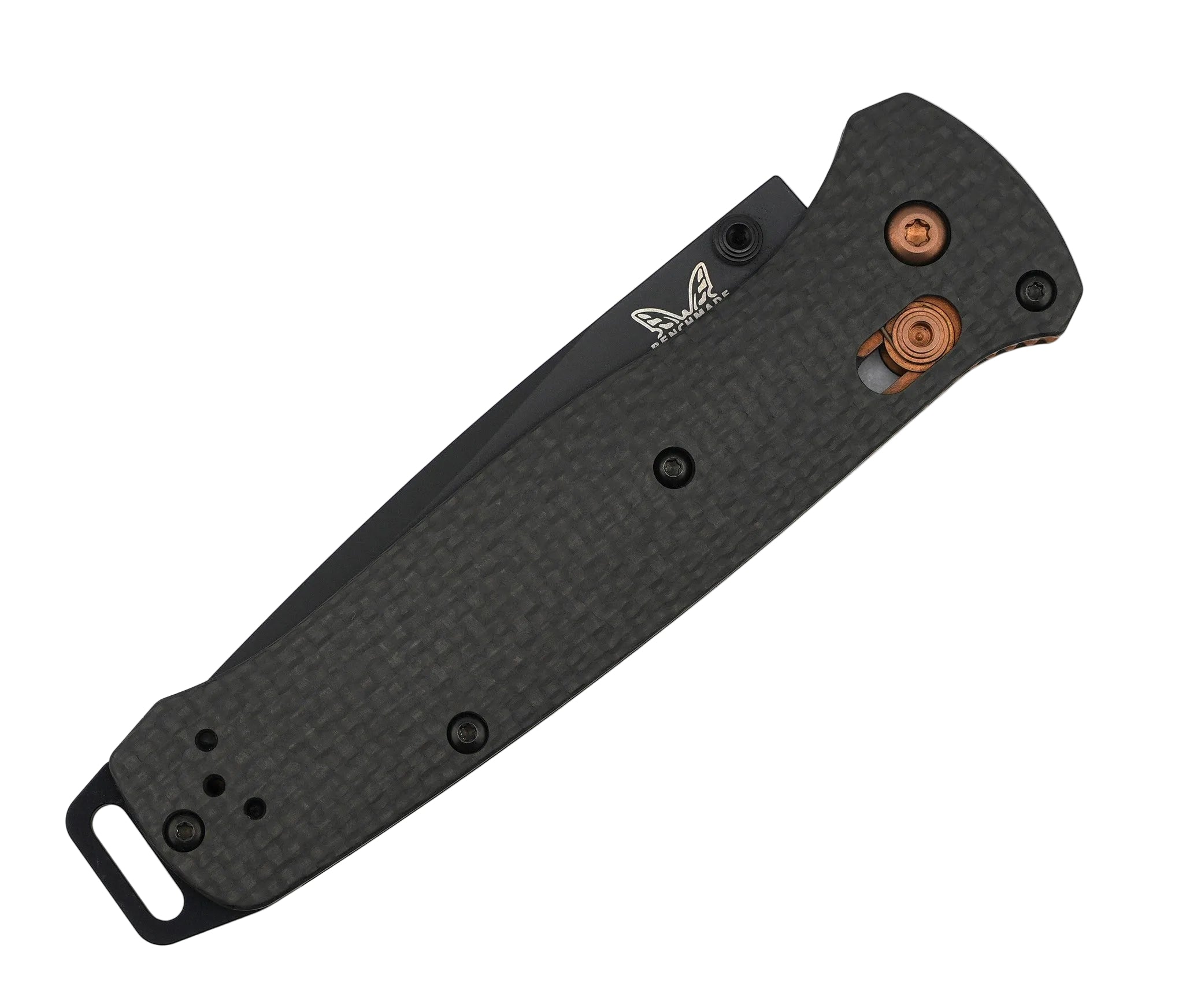 Benchmade 537BK-10 Bailout Axis Folding Knife 3.38" S90V Black Tanto w/ Carbon Fiber Handle