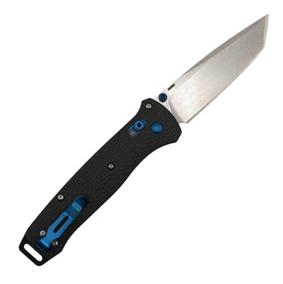 Benchmade 537-09 Bailout Axis Folding Knife 3.38" M390 Satin Tanto w/ Carbon Fiber Handle