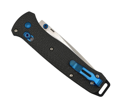 Benchmade 537-09 Bailout Axis Folding Knife 3.38" M390 Satin Tanto w/ Carbon Fiber Handle