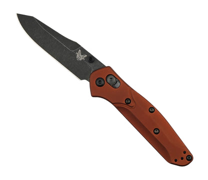 Benchmade 945BK-03 Mini Osborne Battlewash Reverse Tanto w/ Burnt Copper Aluminum Handle