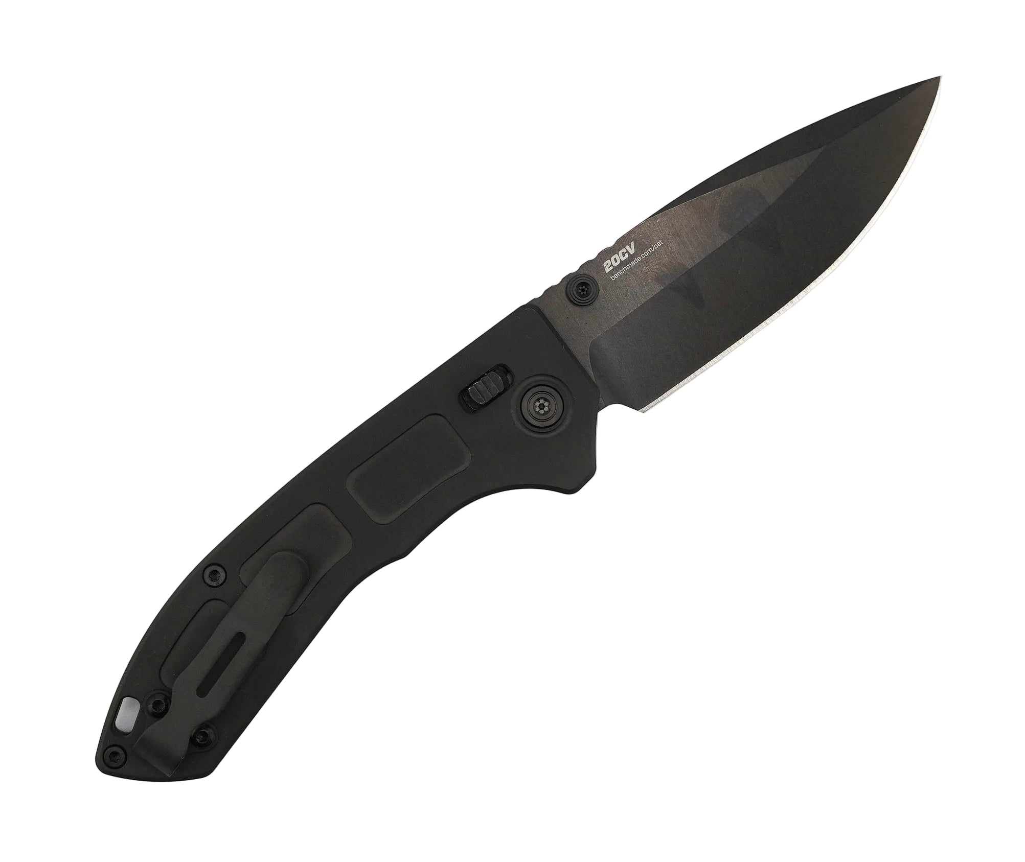 Benchmade 743BK-01 Mini Narrows Axis Folding Knife Black Drop Point w/ Black Titanium Handle