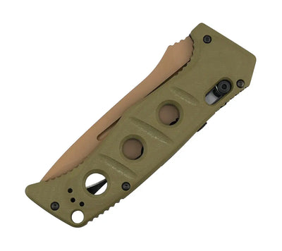Benchmade 2750SFE-2 Adamas Auto Knife 3.78" CruWear Flat Dark Earth Serrated