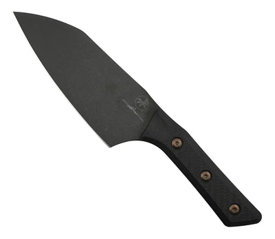 Microtech Santoku 6" Carbon Fiber/DLC M390MK Signature Series 3200-1DLCCFS