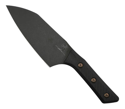 Microtech Santoku 6" Carbon Fiber/DLC M390MK Signature Series 3200-1DLCCFS