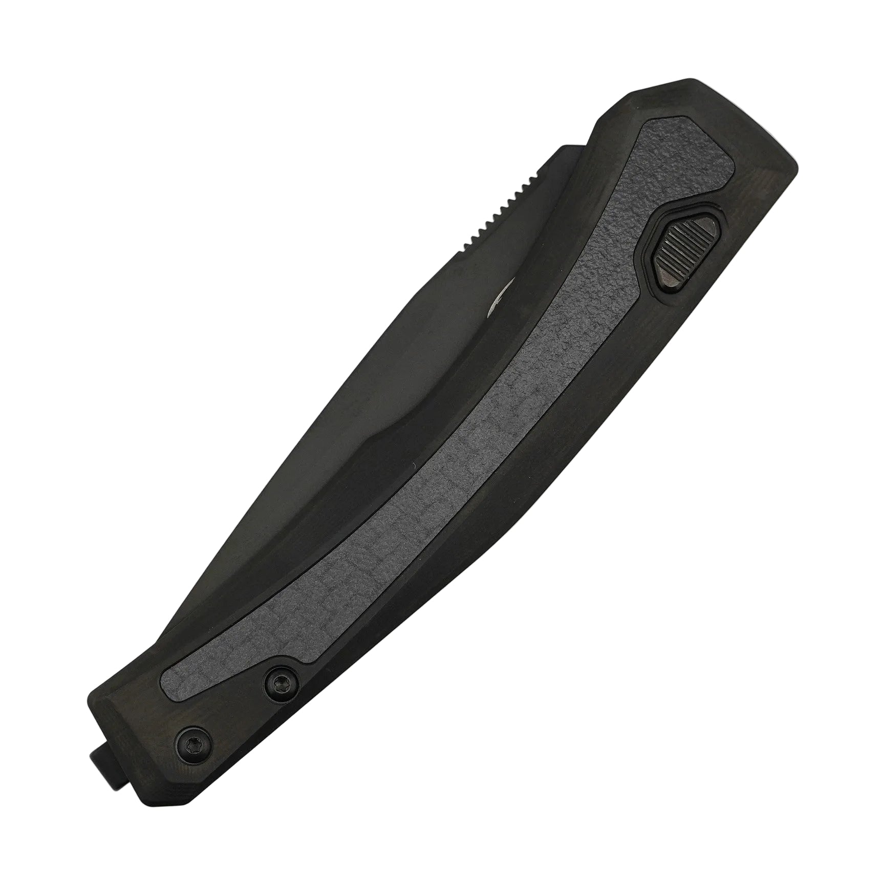 Zero Tolerance 0556BLK Black PVD Titanium Carbon Fiber Inlay Bead Blasted Black PVD MagnaCut Blade (USA)