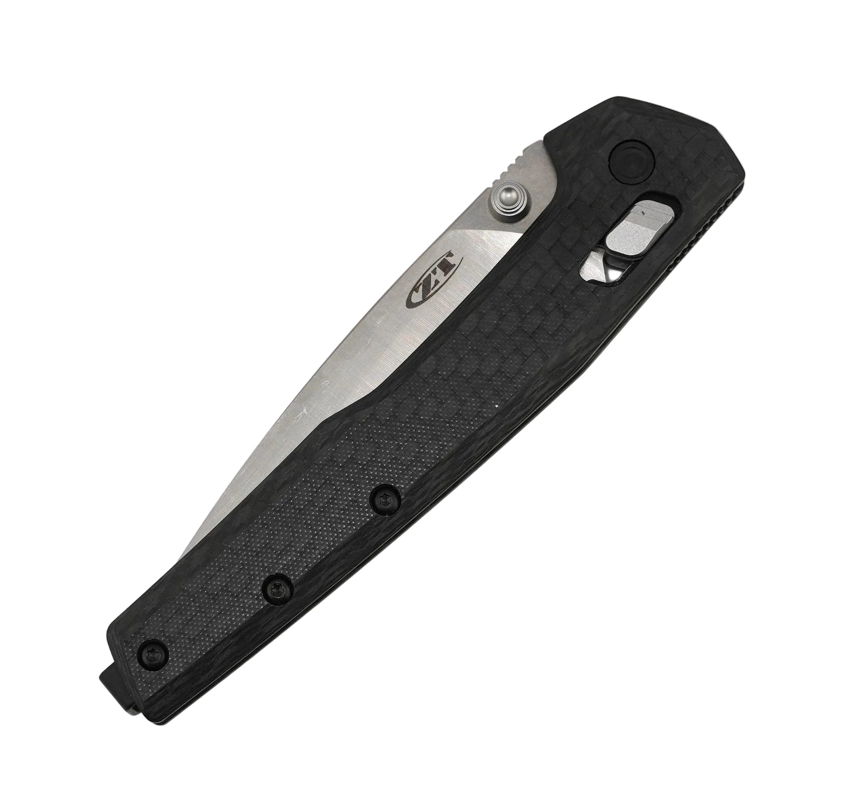 Zero Tolerance 0117 Carbon Fiber Handle Satin with Stonewashed Flats MagnaCut Blade (USA)