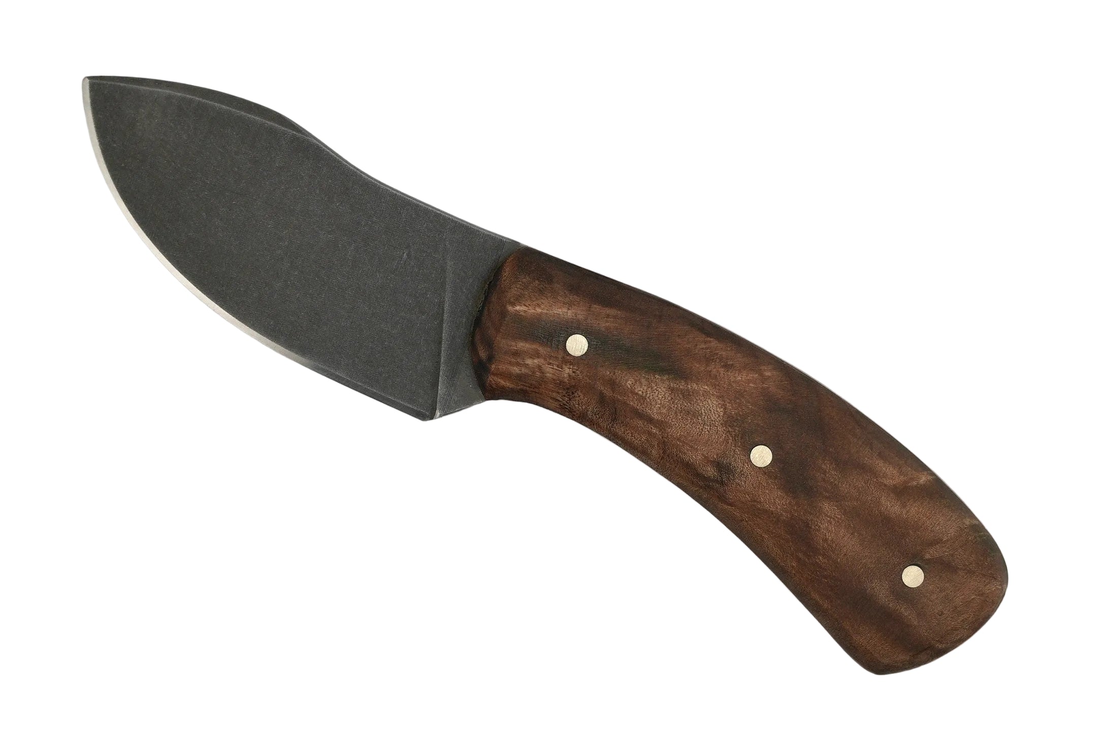 Nic Nichols Lil Muk Acid Stonewashed Maple Handle Fixed Blade (Custom)