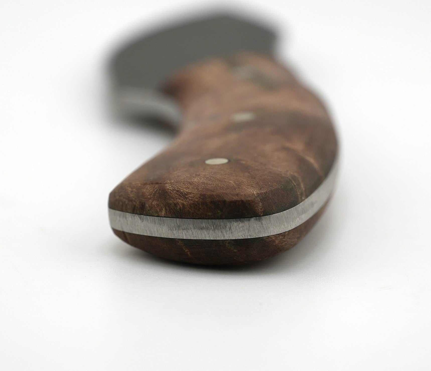 Nic Nichols Lil Muk Acid Stonewashed Maple Handle Fixed Blade (Custom)