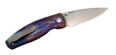 Custom TRM Neutron 2 Linerlock 20CV Titanium Flat Heat Entropic Finish (Limited Run)
