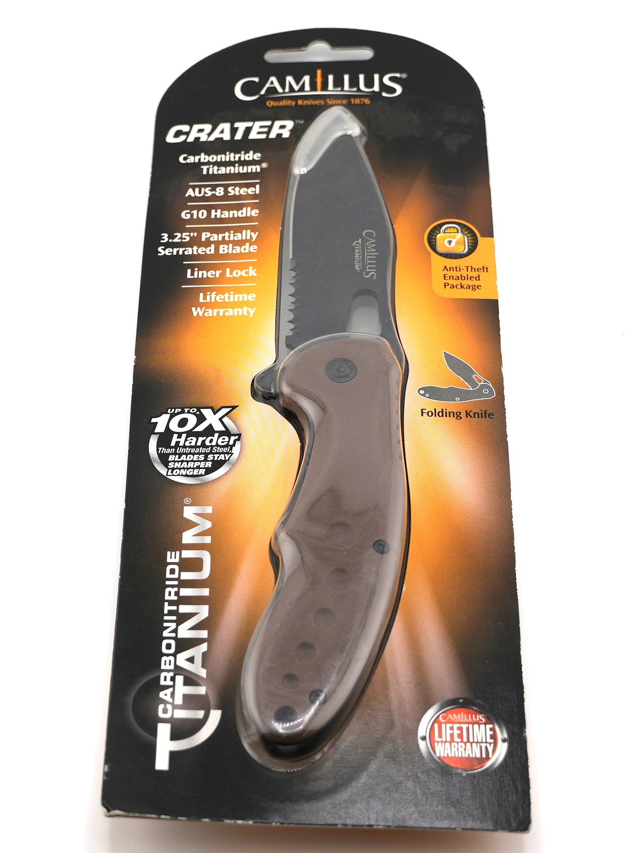 Camillus Crater 3.25" G10 Folding Knife