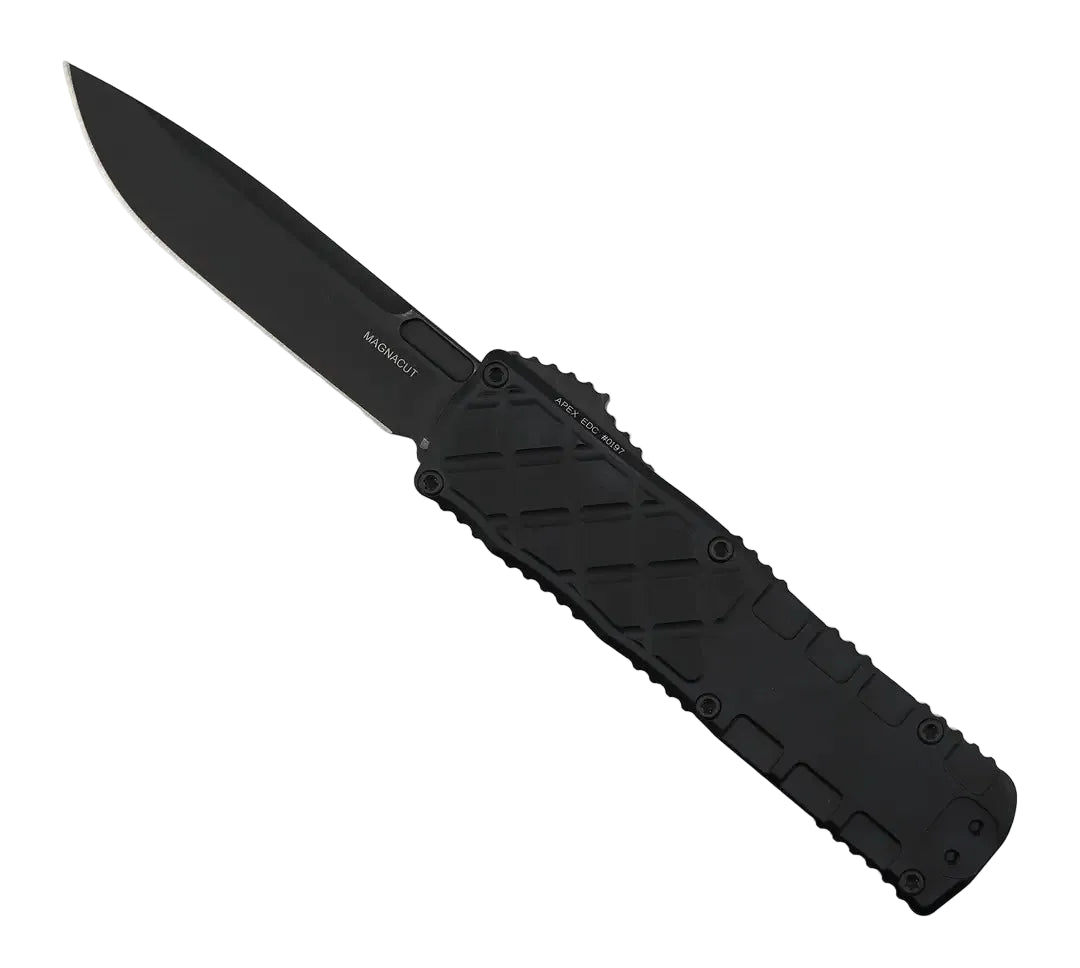 Guardian Tactical APEX Auto OTF Knifer Aluminum 3.4" MagnaCut Black