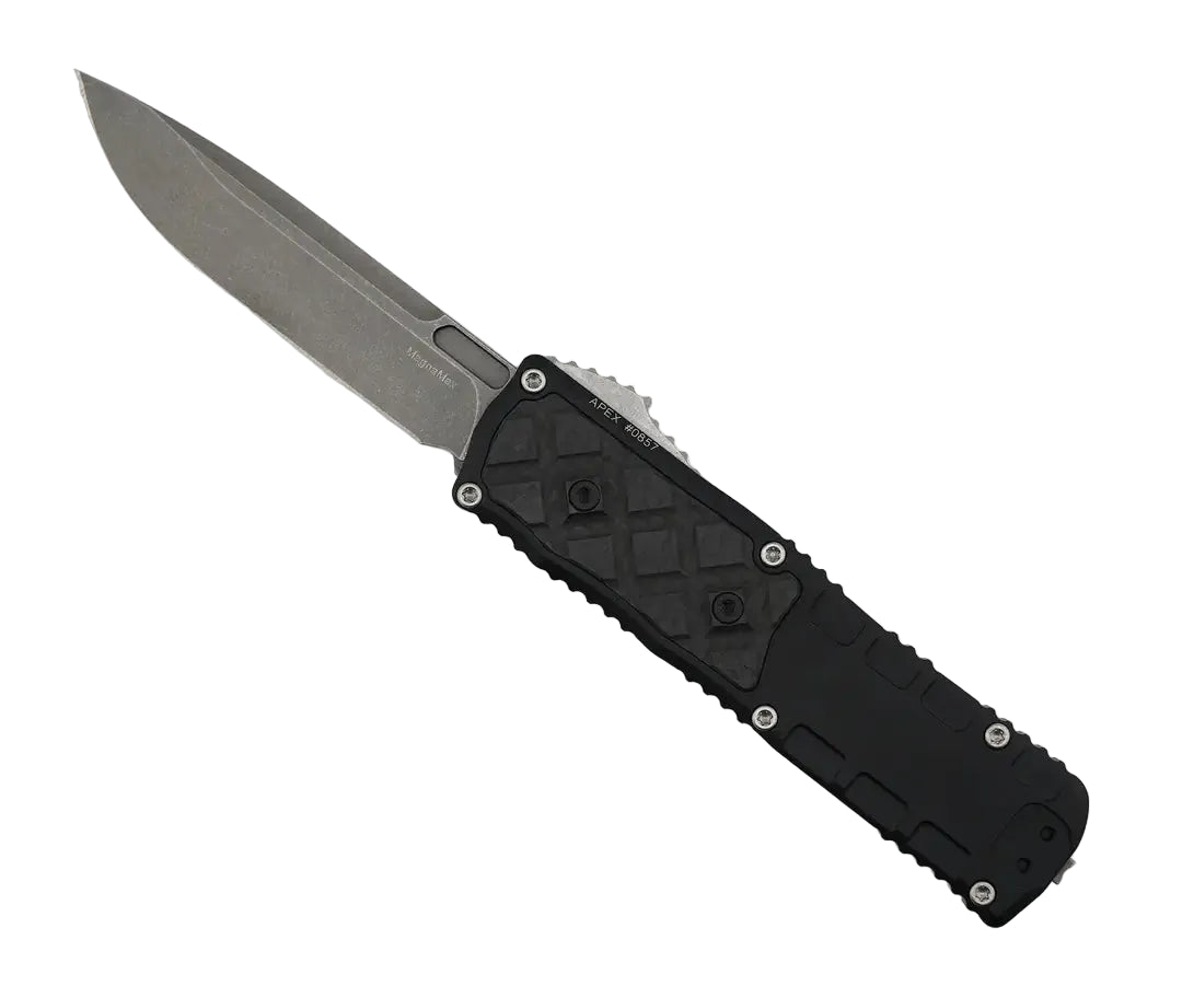 Guardian Tactical APEX Auto OTF Knife Aluminum Carbon Fiber 3.4" MagnaCut Stonewash