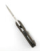 Custom Reate T6000 Frame Lock Flipper Knife 3.1" M390 Belt Satin Drop Point Bead Blasted Titanium Handles Zirconium Drab Brown Anodized from NORTH RIVER OUTDOORS