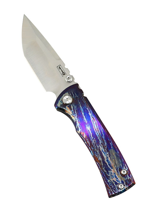 Custom Chaves Ultramar Redencion Street Titanium Tanto Knife "ThunderStrike" from NORTH RIVER OUTDOORS