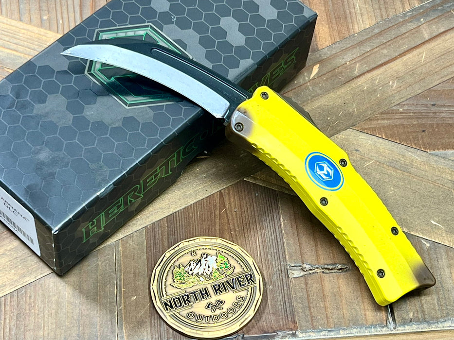 Heretic Stabnana Roc OTF Auto Knife 3.2" MagnaCut DLC Hawkbill ***Limited Edition*** from NORTH RIVER OUTDOORS