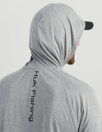 Huk Pursuit Performance Hoodie (Night Owl Heather) - NORTH RIVER OUTDOORS