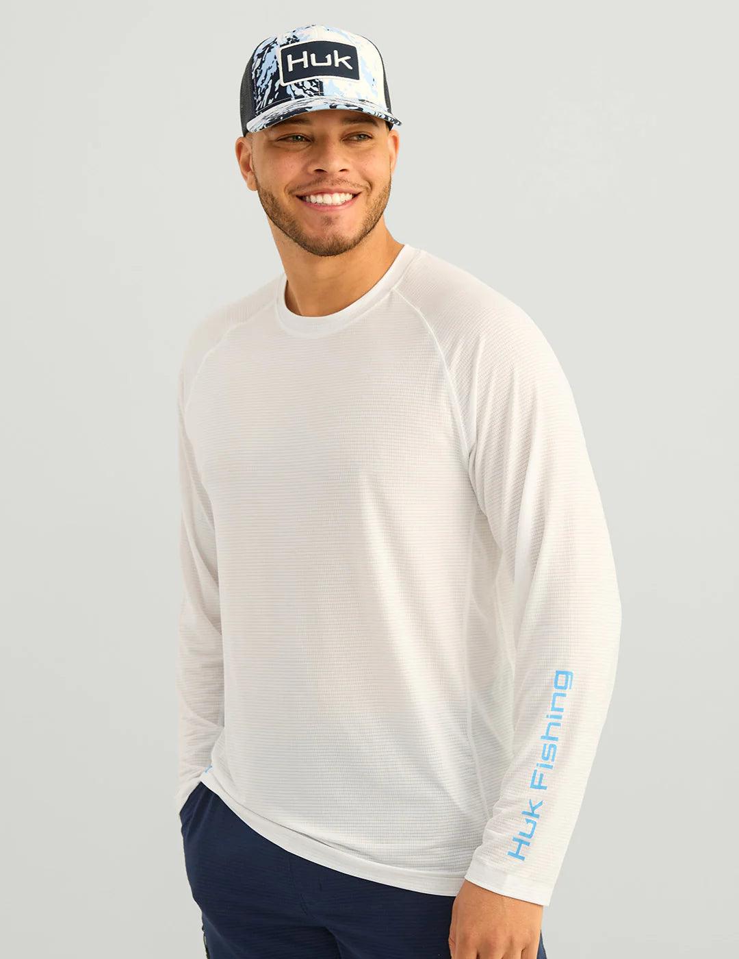 Huk A1A Performance Crew (White) - NORTH RIVER OUTDOORS