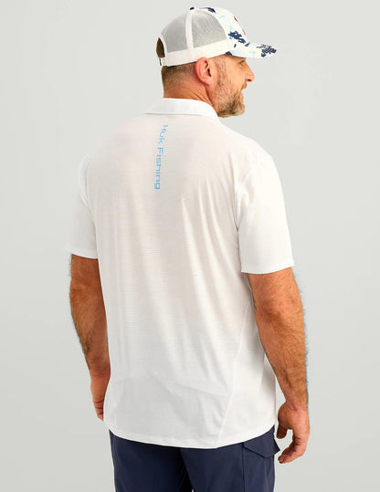 Huk Icon Performance Polo (White) - NORTH RIVER OUTDOORS