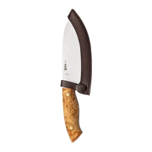 Helle Dele Premium Outdoor Chef Knife Curly Birch (6.30" 12C27) from NORTH RIVER OUTDOORS