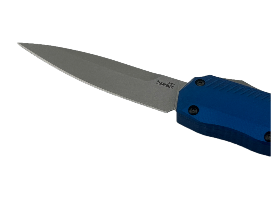Kershaw Matt Diskin Livewire OTF AUTO Knife 3.3" MagnaCut Stonewashed Blue Aluminum Handles from NORTH RIVER OUTDOORS