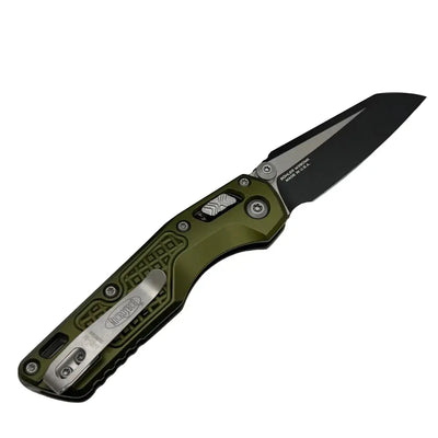 Microtech MSI Mini RAM LOK OD Green Frag Aluminum Handles Black M390MK Blade 210M-1FROD