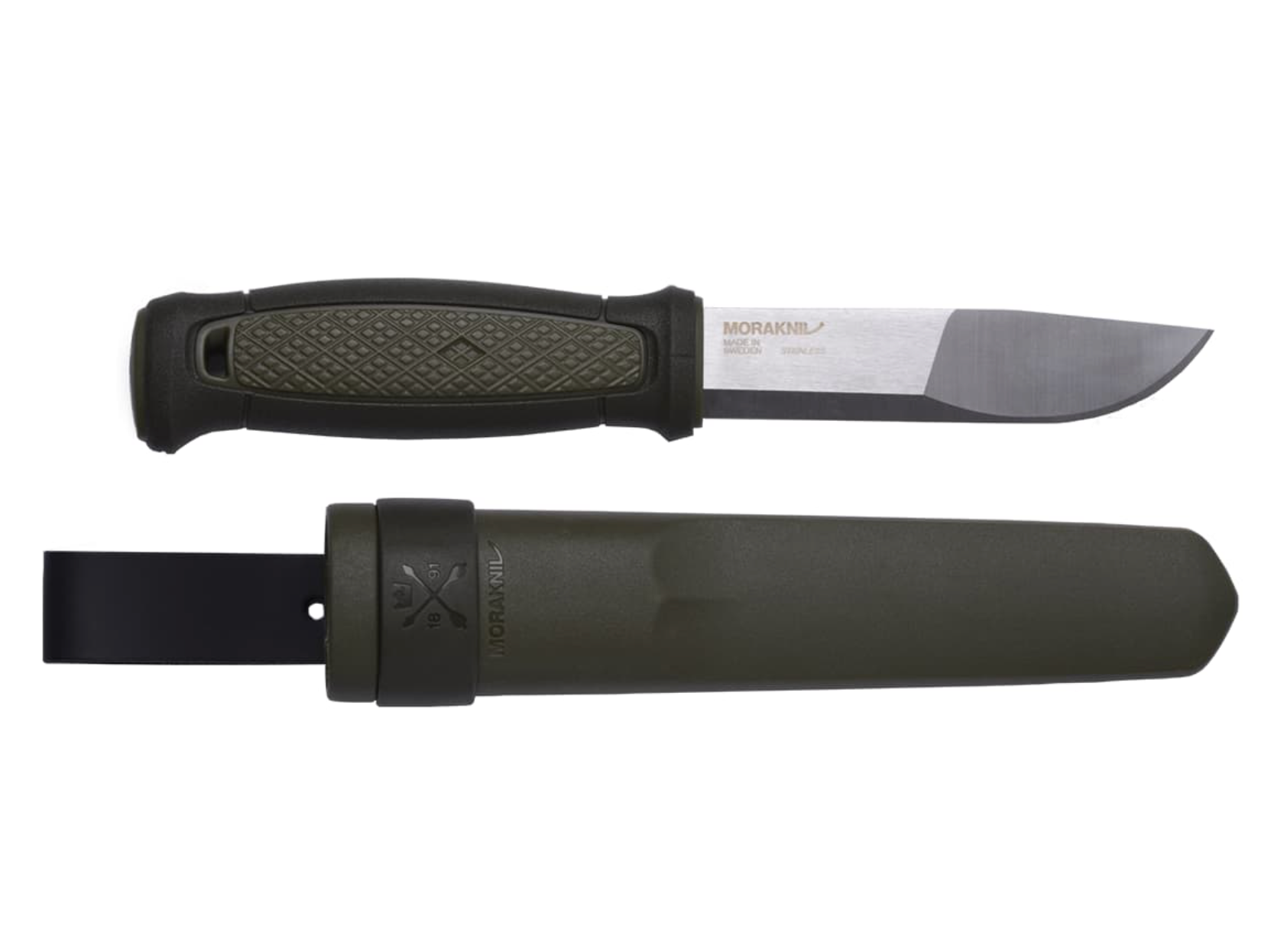 Morakniv Kansbol Utility Knife Fixed Blade Knife 4.3" Swedish Stainless Steel Sheath
