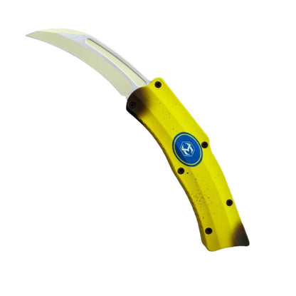 Heretic Stabnana Freshly Peeled OTF Auto Knife 3.2" MagnaCut Hawkbill ***Limited Run*** - NORTH RIVER OUTDOORS