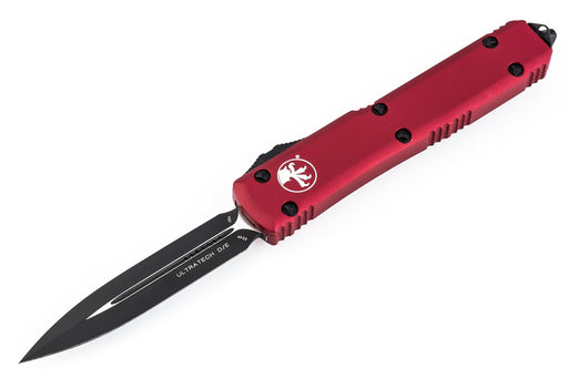 Microtech 122-1RD Ultratech Auto OTF Knife 3.46" Double Edge Red Handle from NORTH RIVER OUTDOORS